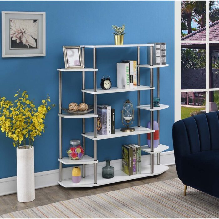 Pipkin 52.5” H x 47.25” W Etagere Bookcase - Chic Decora