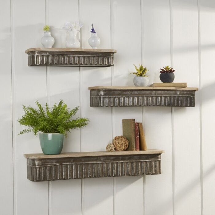 Pipkins 3 Piece Floating Shelf - Chic Decora