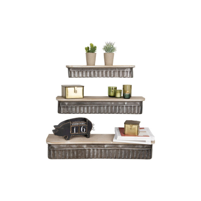 Pipkins 3 Piece Floating Shelf - Chic Decora