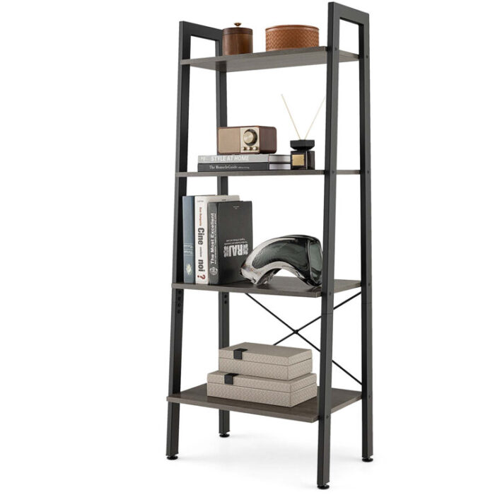 Poff Ladder Bookcase - Chic Decora