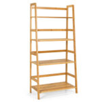 Poulsen Obrien 48″ H x 12.5″ W Ladder Bookcase - Chic Decora