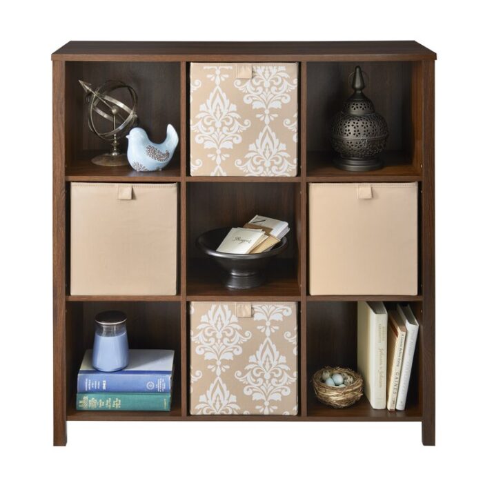 Premium Cubes 38.31″ H x 37.6″ W Cube Bookcase - Chic Decora