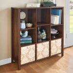 Braca 39″ H x 37.4″ W Cube Bookcase - Chic Decora