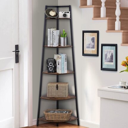 Pure Corner Bookcase - Chic Decora