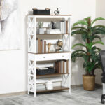 Reposa Etagere Storage Bookcase - Chic Decora