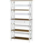 Reposa Etagere Storage Bookcase - Chic Decora