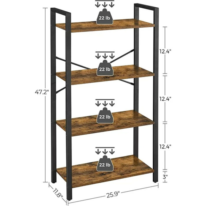 Riggle Etagere Bookcase - Chic Decora