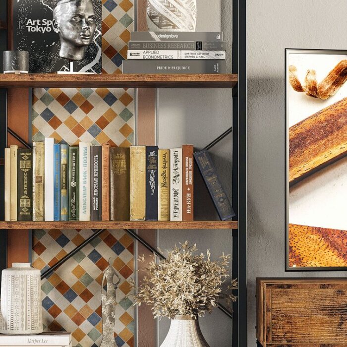 Roan Etagere Bookcase - Chic Decora