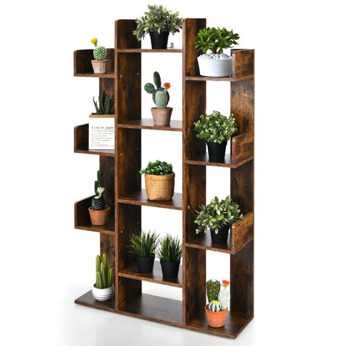 Rockport 55.5” H x 34” W Etagere Bookcase - Chic Decora