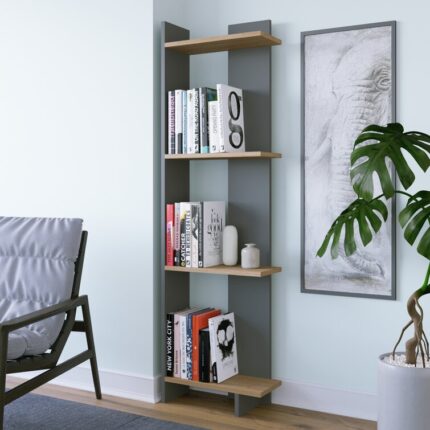 Rodney Bookcase Corner Bookcase - Chic Decora