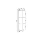 Rodney Bookcase Corner Bookcase - Chic Decora