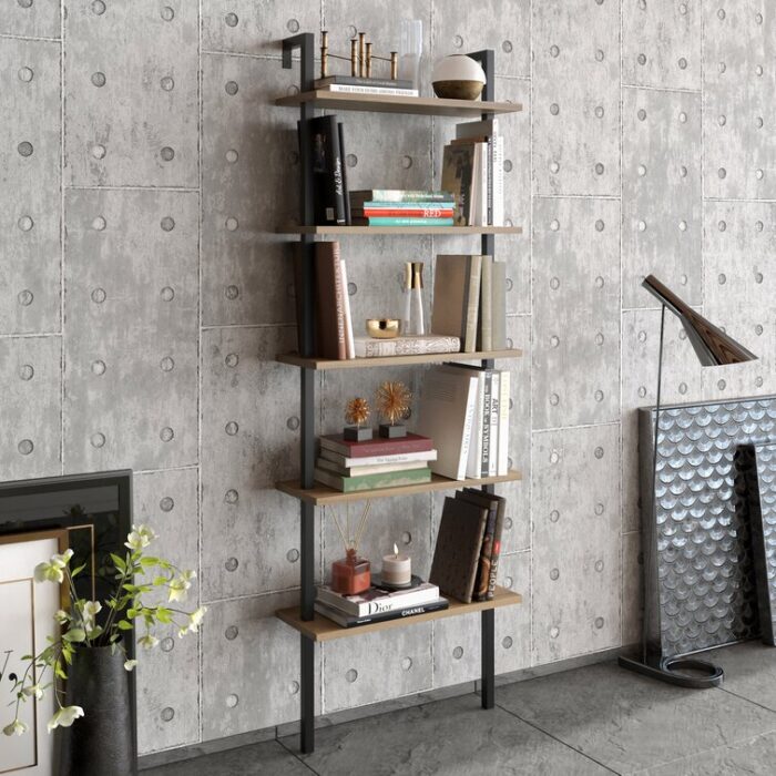 Rother Ladder Bookcase - Chic Decora