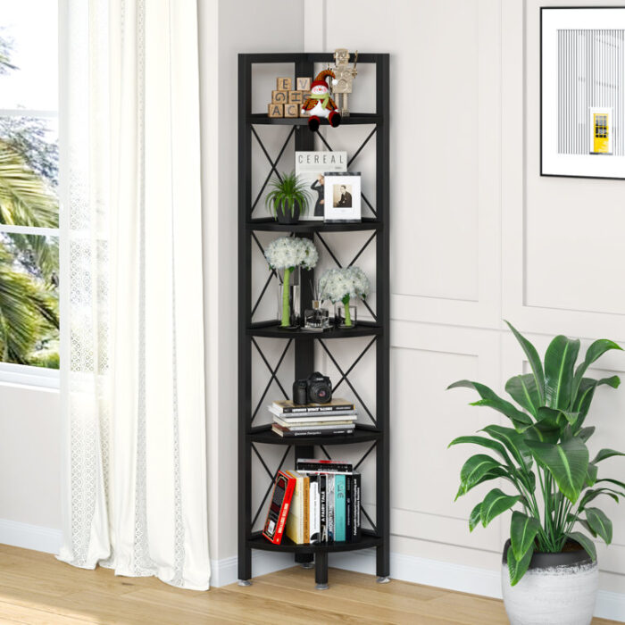 Ruckersville Corner Bookcase - Chic Decora