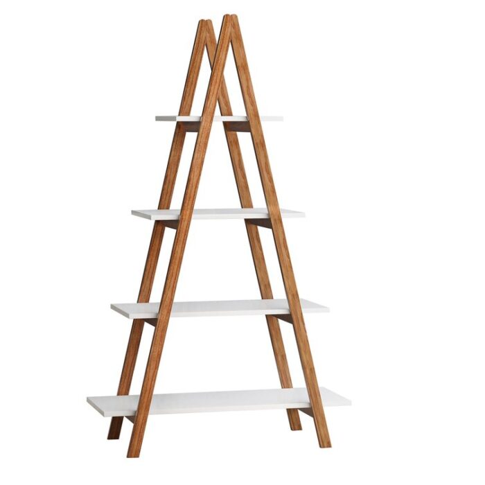 Ruthe Ladder Bookcase - Chic Decora