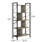 Sabena Corner Bookcase - Chic Decora