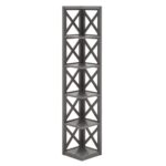 Safuad Corner Bookcase - Chic Decora