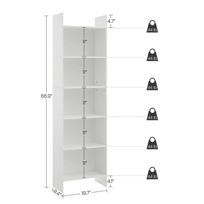 Saraina Bookcase - Chic Decora