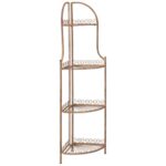 Saraland Corner Bookcase - Chic Decora