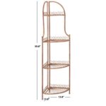 Saraland Corner Bookcase - Chic Decora