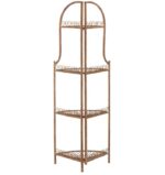 Saraland Corner Bookcase - Chic Decora