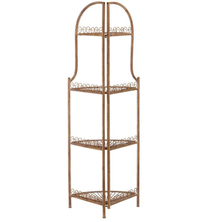 Saraland Corner Bookcase - Chic Decora