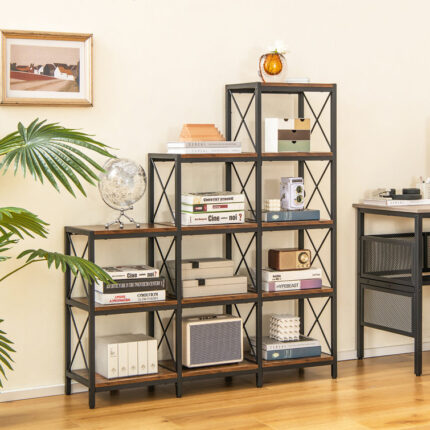 Sarek Step Bookcase - Chic Decora