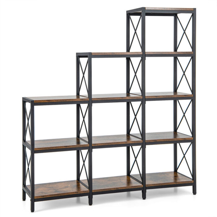 Sarek Step Bookcase - Chic Decora