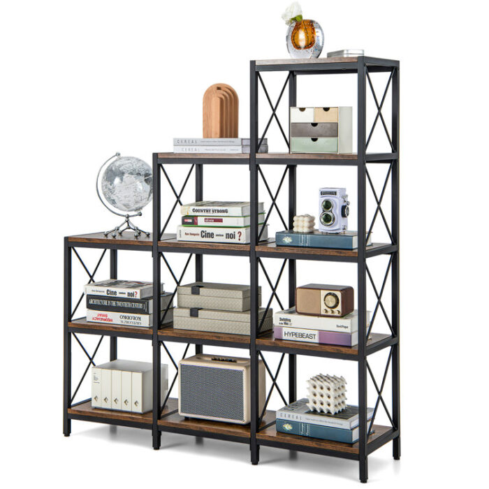 Sarek Step Bookcase - Chic Decora