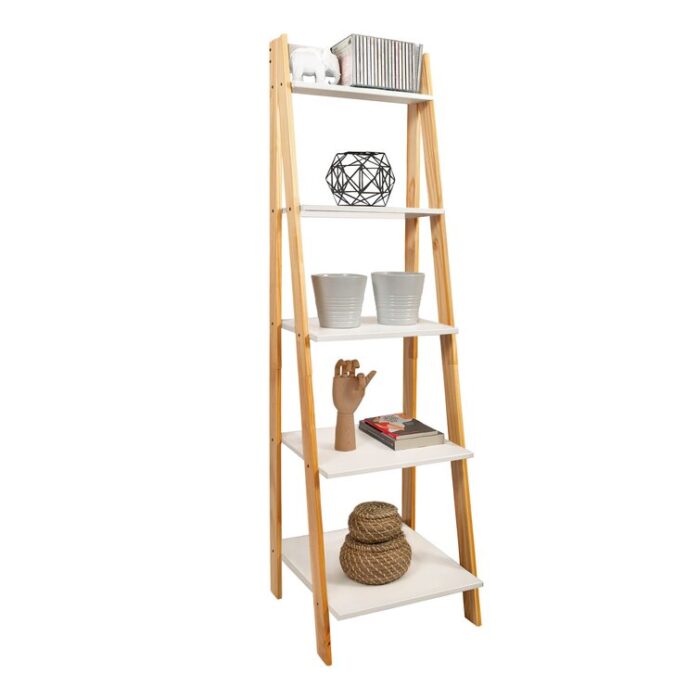 Sashank Ladder Bookcase - Chic Decora