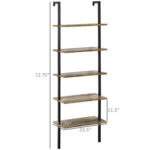 Savannha Ladder Bookcase - Chic Decora