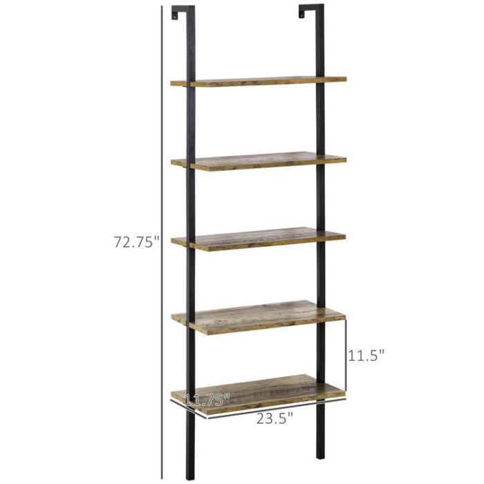 Savannha Ladder Bookcase - Chic Decora