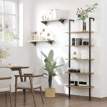 Savannha Ladder Bookcase - Chic Decora