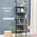 Savannha Ladder Bookcase - Chic Decora