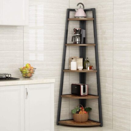 Scaggs Corner Bookcase - Chic Decora