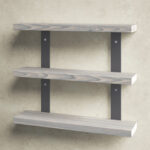 Serene 3 Piece Pine Tiered Shelf - Chic Decora