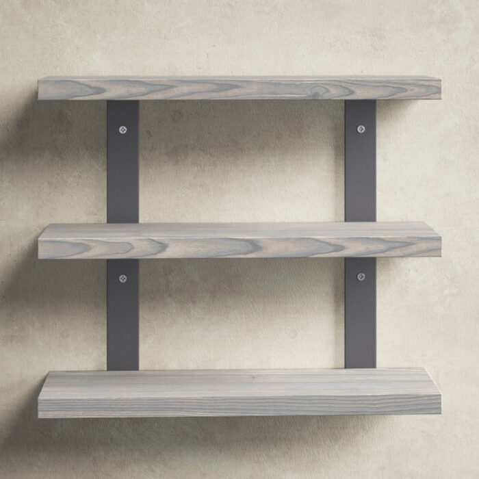 Serene 3 Piece Pine Tiered Shelf - Chic Decora