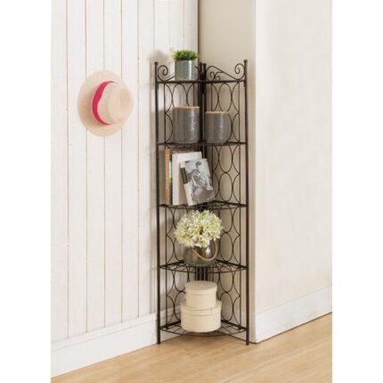 Shen Corner Bookcase - Chic Decora