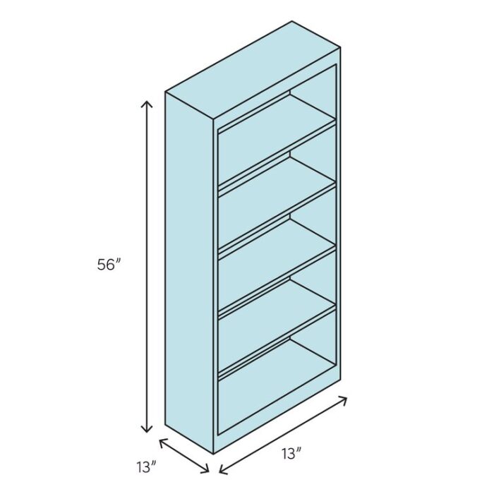 Shen Corner Bookcase - Chic Decora