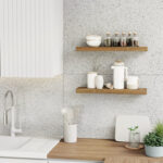 Sporgh 2 Piece Pine Floating Shelf - Chic Decora