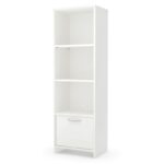 Step One 55.25″ H x 19.5″ W Standard Bookcase - Chic Decora