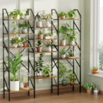 Suean Unfinished Etagere Storage Bookcase - Chic Decora