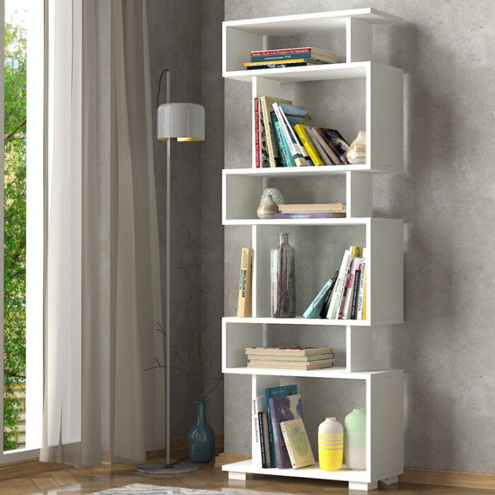 Surat Geometric Bookcase - Chic Decora