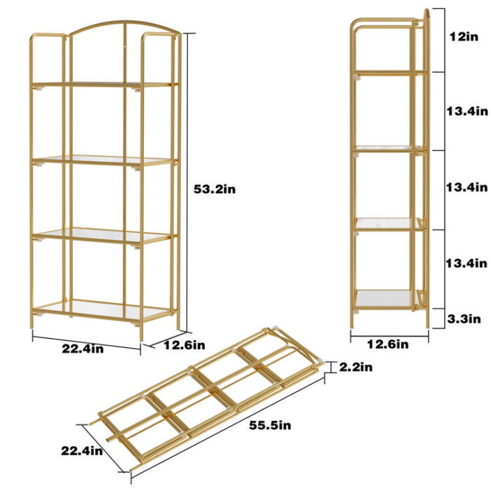 Sylvius Floating Bookcase - Chic Decora