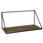 Tadwick Solid Wood Floating Shelf with Adjustable Shelves - Chic Decora