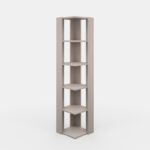 Talan Corner Bookcase - Chic Decora