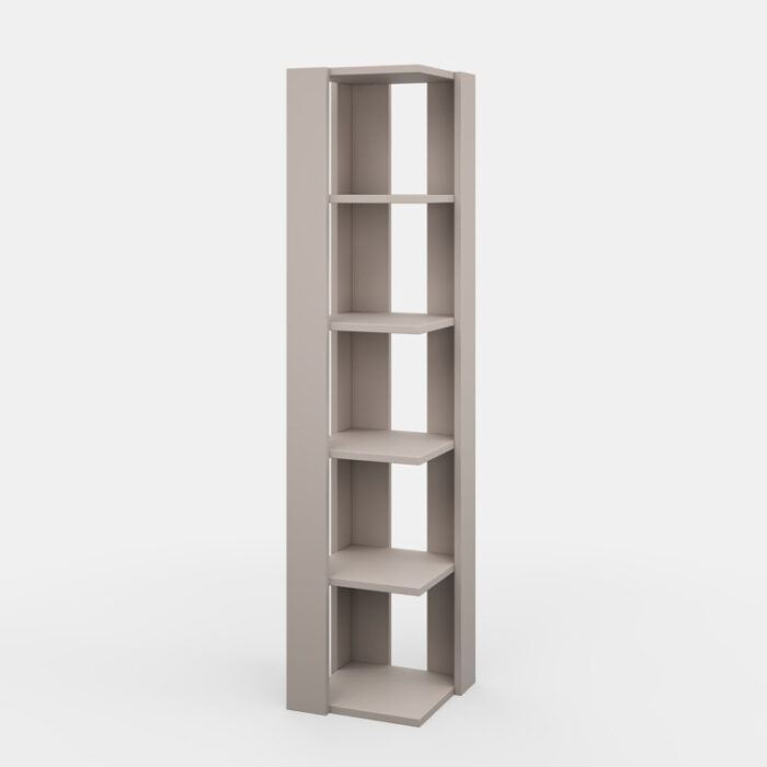 Talan Corner Bookcase - Chic Decora