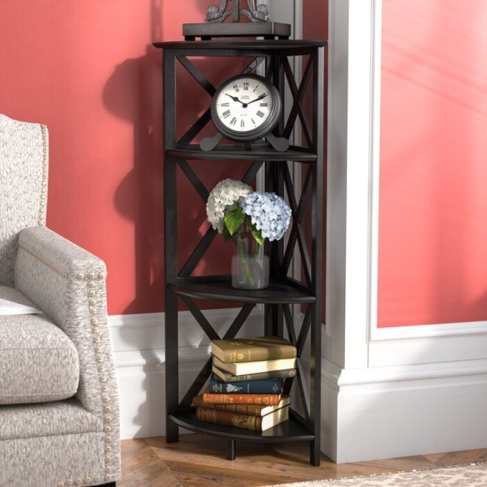 Thelen Corner Bookcase - Chic Decora