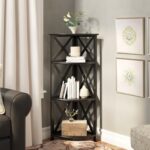 Thelen Corner Bookcase - Chic Decora