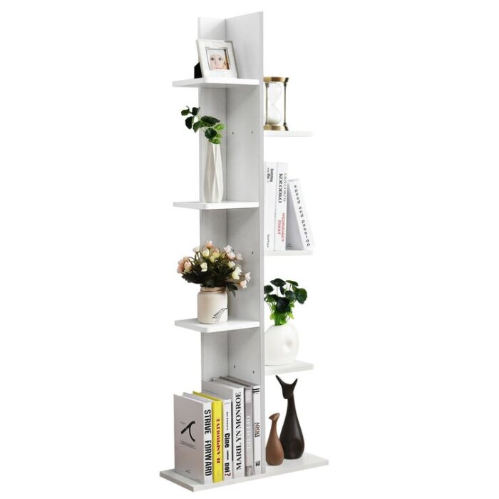 Tidwell 56″ H x 20″ W Ladder Bookcase - Chic Decora