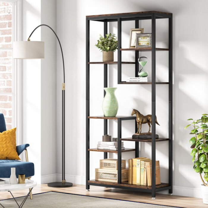 Tishera Etagere Bookcase - Chic Decora